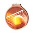 Habitat Tennis Bronze Eco Friendly Wooden Medal