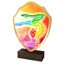 Arden Gymnastics Female Real Wood Shield Trophy