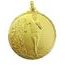 Diamond Edged Olympic Walking Event Gold Medal