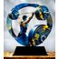 Onyx Stainless Steel Weightlifting Trophy