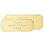 Gold Engraved Plate - 62mm or 73mm