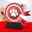 Marley Paw Print Red Rosette Award