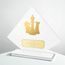 Vanguard Glass and Metal Fusion Chess Trophy
