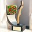 Miro Art Handmade Metal Trophy