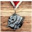 Rincon Silver 2nd Place Black Acrylic Medal