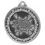 Quiz Night Classic Texture 3D Print Silver Medal
