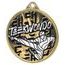 Taekwondo Classic Texture 3D Print Gold Medal