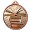 Reading and Literature Colour Texture 3D Print Bronze Medal