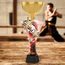 Triple Star Martial Arts Fist Gold Trophy Cup