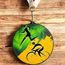Rincon Colour Duathlon Black Acrylic Medal