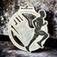 Acacia Male Running Silver Eco Friendly Wooden Medal