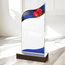 United Boxing Acrylic Wood Fusion Trophy