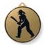 Quantum Women's Cricket Stainless Steel Medal