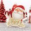 Merry Christmas Santa Star Medal