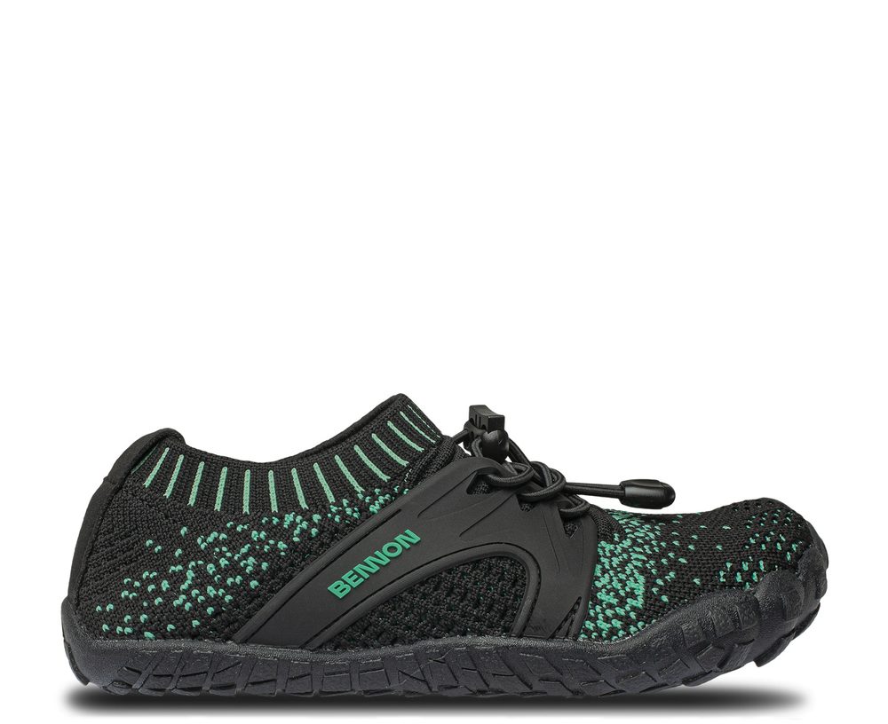 Dětské Barefoot Tenisky BENNON BOSKY Tyrkysovo/černé - 34