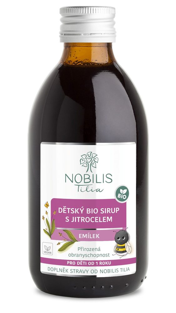 Nobilis Tilia Dětský BIO sirup s jitrocelem Emílek varianta: 250 ml