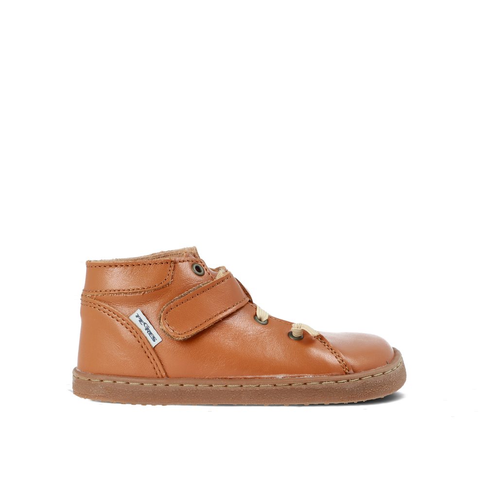 Dětské Barefoot Celoroční boty PEGRES CELOROČKY BF52 0.1 hnědé - 27