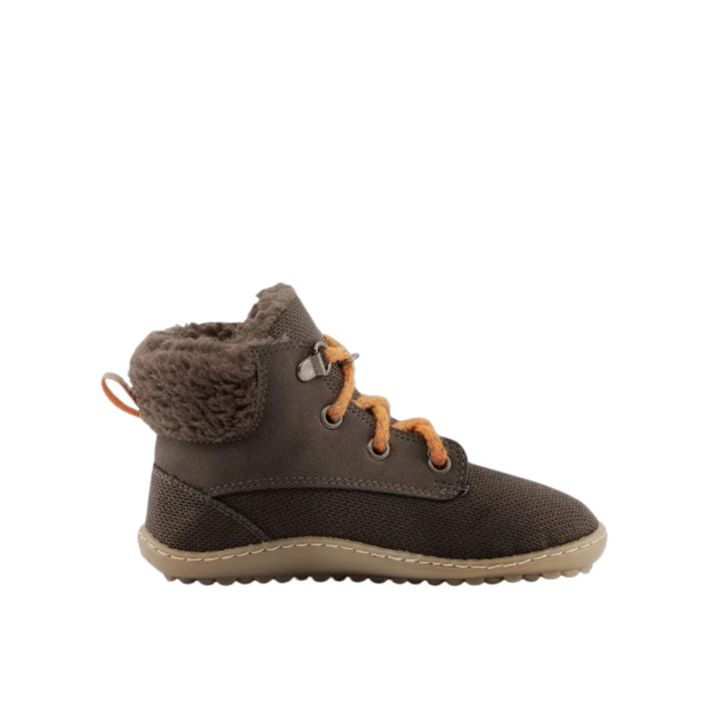 Dětské Barefoot Zateplené boty LEGUANITO NICEBARE hnědé - 31