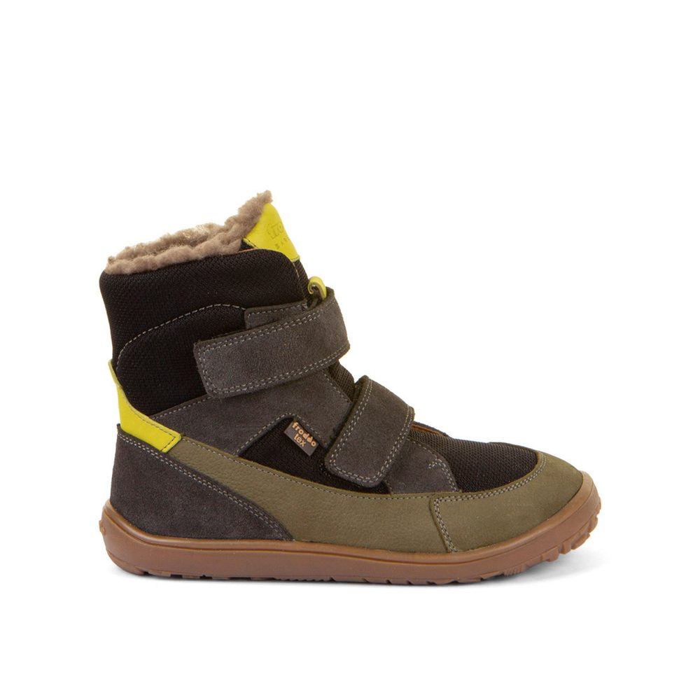 Dětské Barefoot Zimní boty FRODDO UP TEX WINTER grey/black - 25