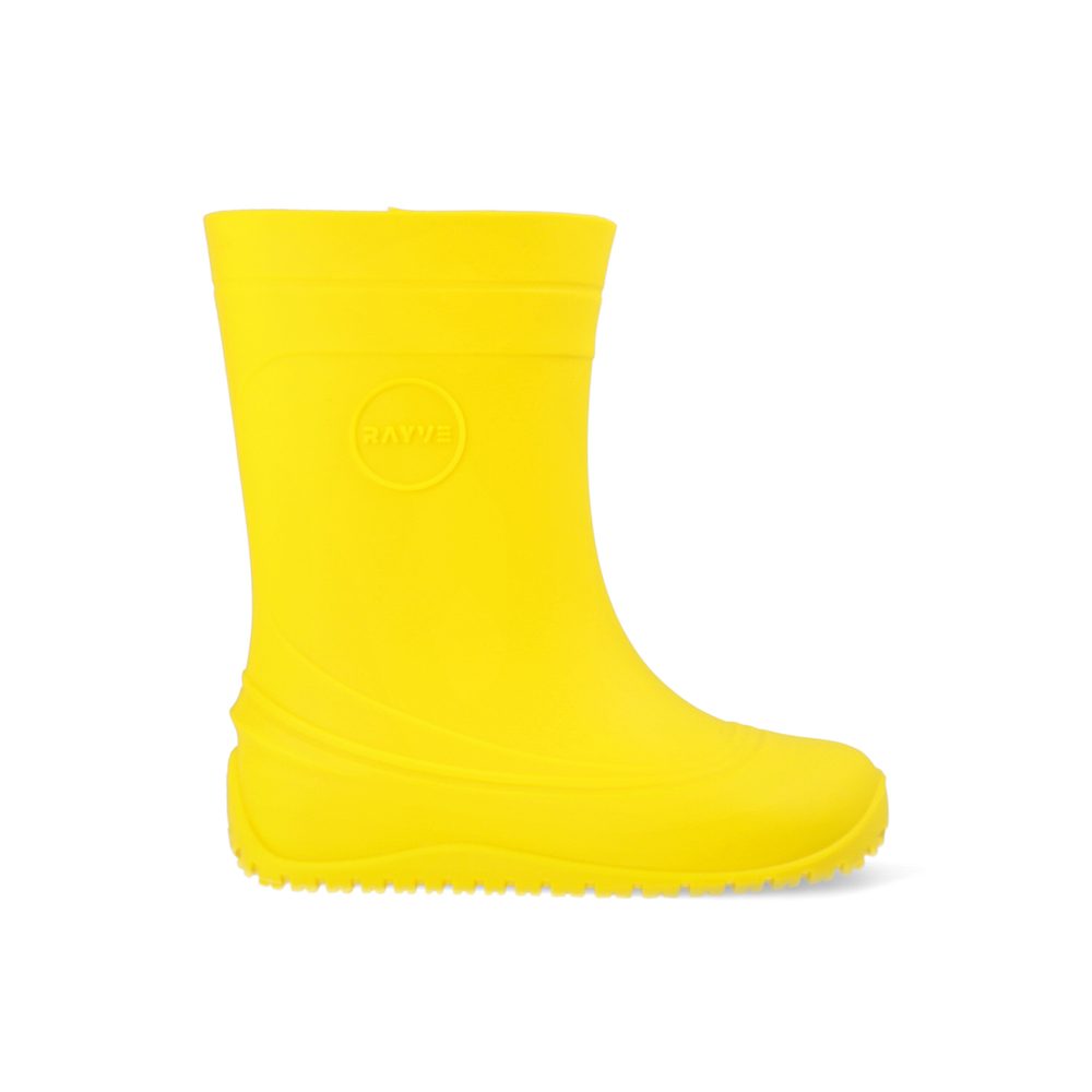 Dětské Barefoot Holínky RAYVE MONSOON celé žluté - 26