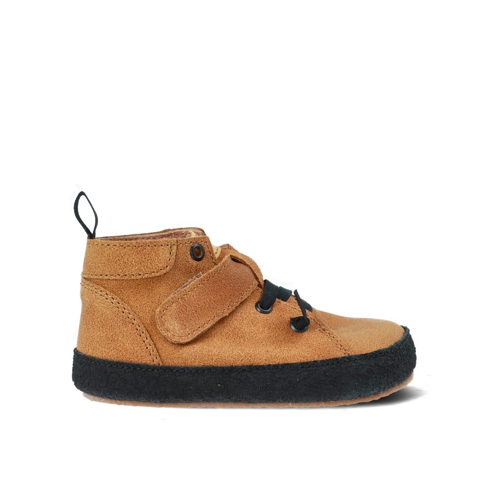 Dětské Barefoot Celoroční boty PEGRES BF32L hnědé - 24