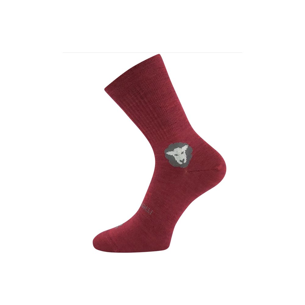 VoXX® BAREFOOTAN MERINO Ponožky Vínové - 35–38