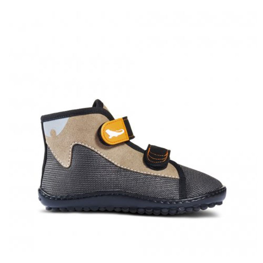 Dětské Barefoot Celoroční boty LEGUANO LEGUANITO SCIPPO ZIP lesní - 28