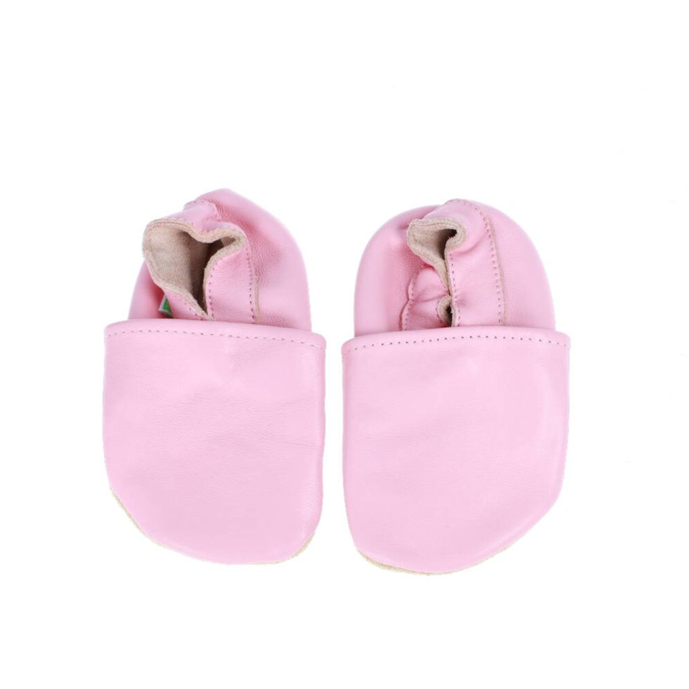 Dětské Barefoot Capáčky HOPI HOP BAREFOOT KOŽENÉ CAPÁČKY růžové - S