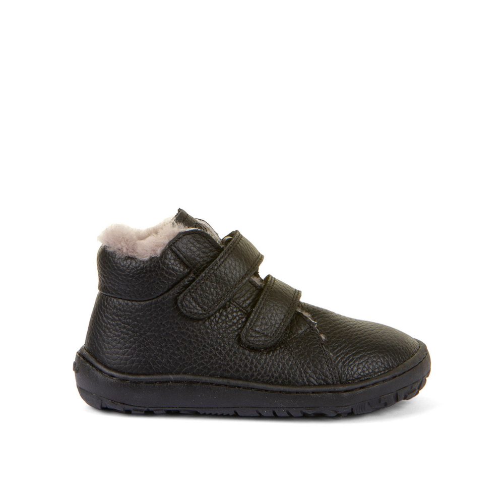 Dětské Barefoot Zimní boty FRODDO ZIMNÍ FURRY černé - 28