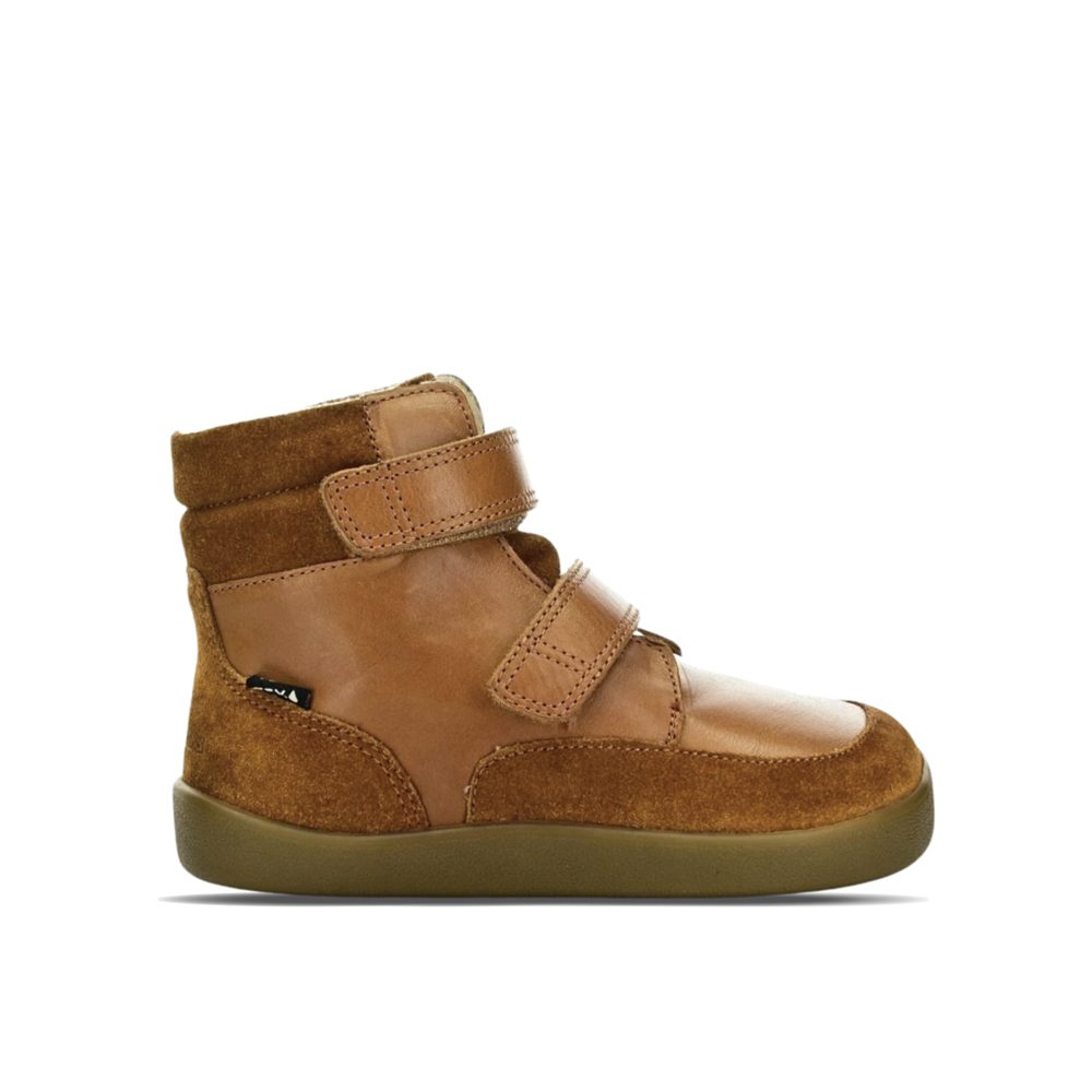 Dětské Barefoot Zimní boty BUNDGAARD BASIL koňakové - 32