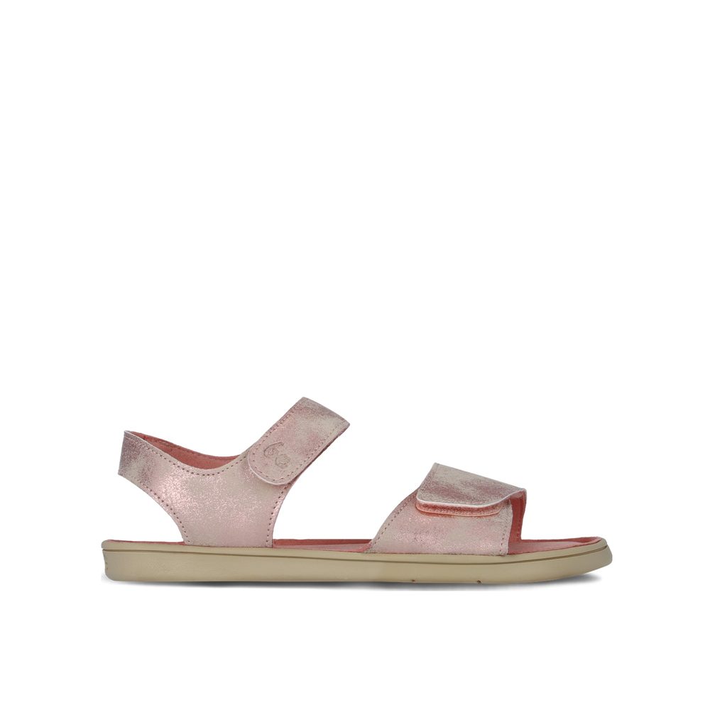 Dětské barefoot sandály BE LENKA Miami Junior třpytivě růžová Velikost: 36