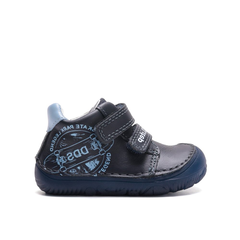 Dětské barefoot celoroční boty D.D.STEP S073-62313A svítící skateboard - 24