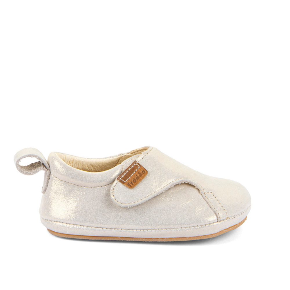 Dětské Barefoot Botičky FRODDO PREWALKERS II zlaté shine - 23
