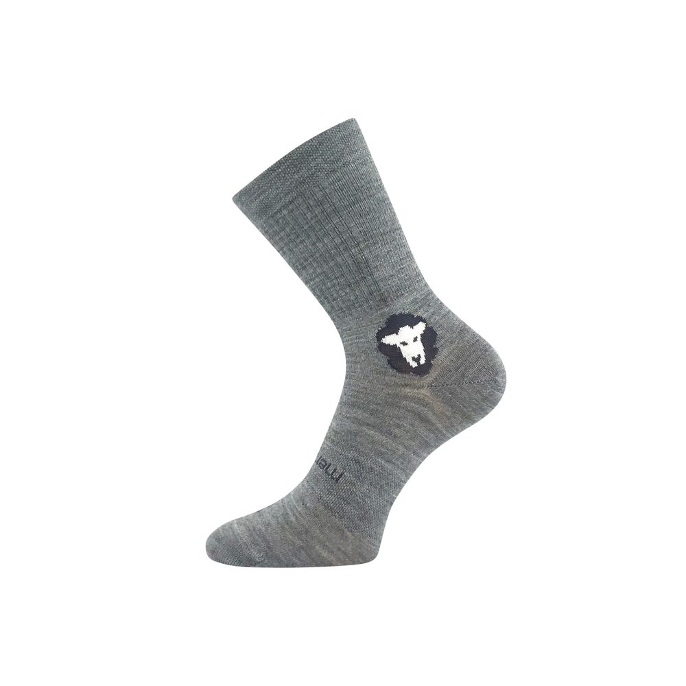 VoXX® BAREFOOTAN MERINO Ponožky Světle šedé - 35–38