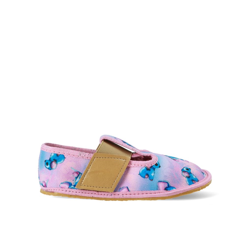 Dětské Barefoot Přezůvky RAYVE SLIPPERS ELASTIC blue dog - 24