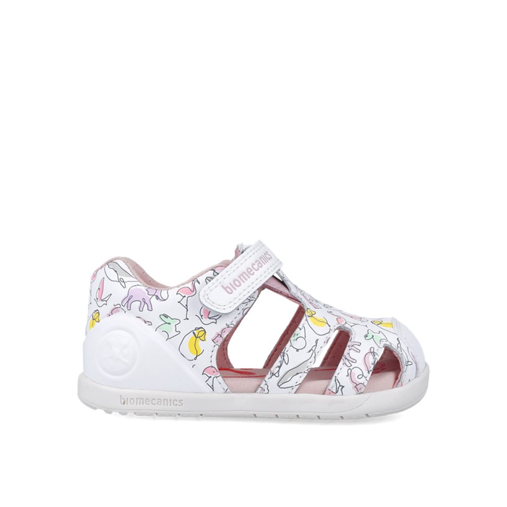 Dětské Barefoot Sandály BIOMECANICS SANDÁLY WIDER bílé - 24