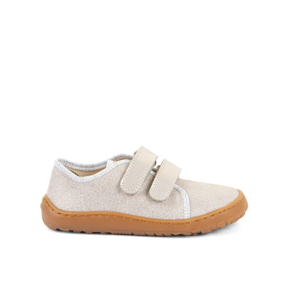 Dětské Barefoot Tenisky FRODDO SNEAKER CANVAS zlaté shine - 24