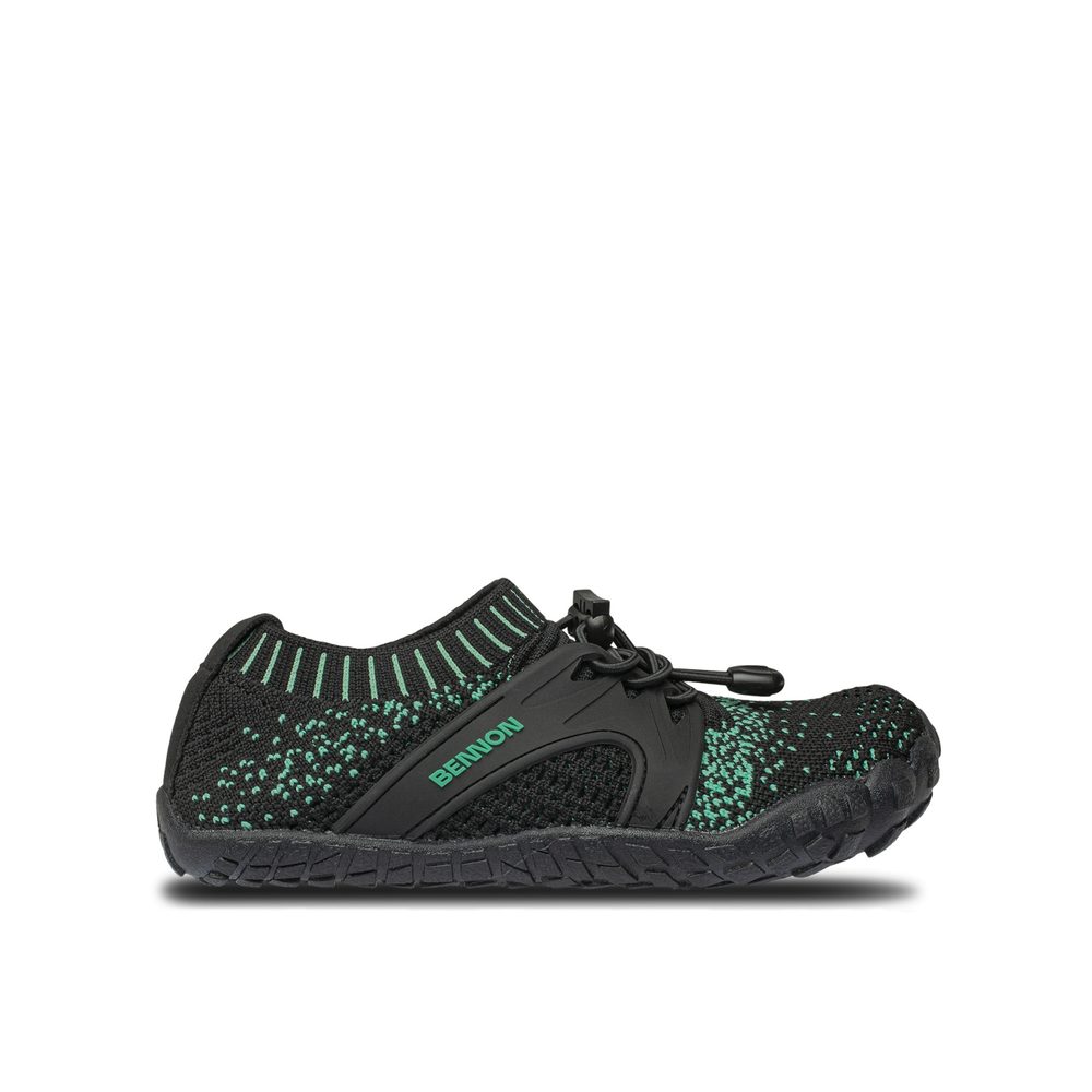 Dětské Barefoot Tenisky BOSKY Tyrkysovo/černé - 35