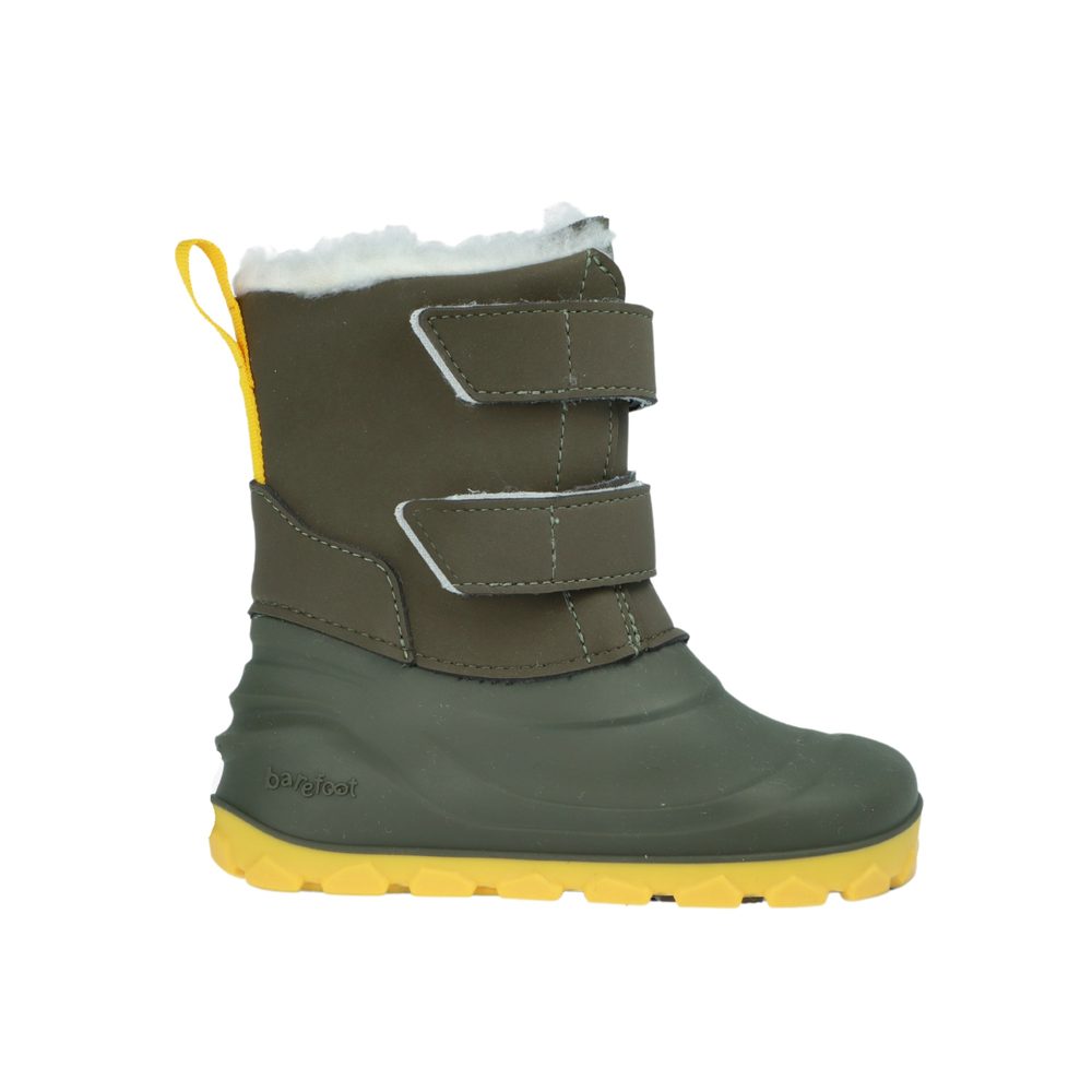 Dětské Barefoot Zimní boty CRAVE BLIZZARD zelené - 25