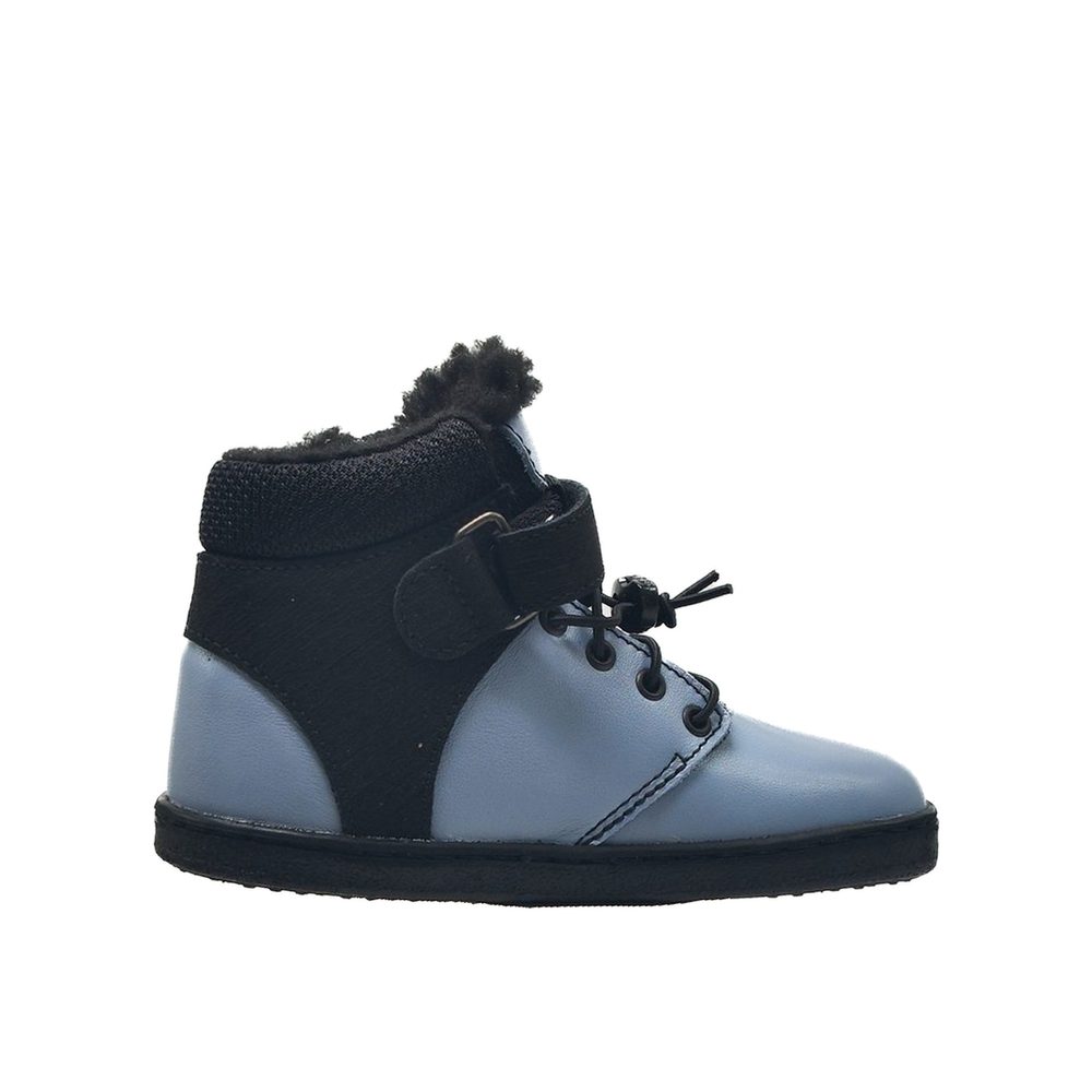 Dětské Barefoot Zimní boty PEGRES BF40 0.1 modré - 33