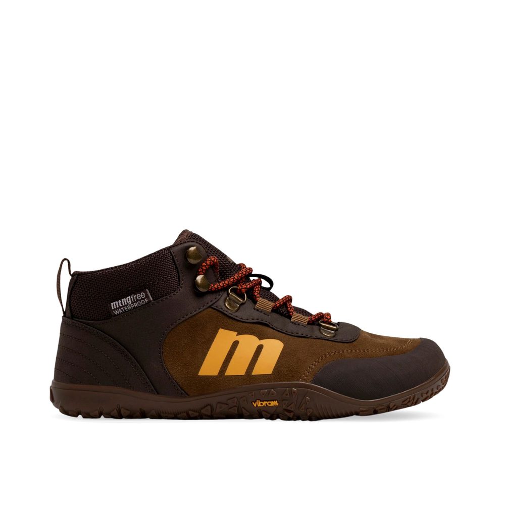Pánské Barefoot Kotníkové Boty MTNG FREE VIBRAM hnědé - 44