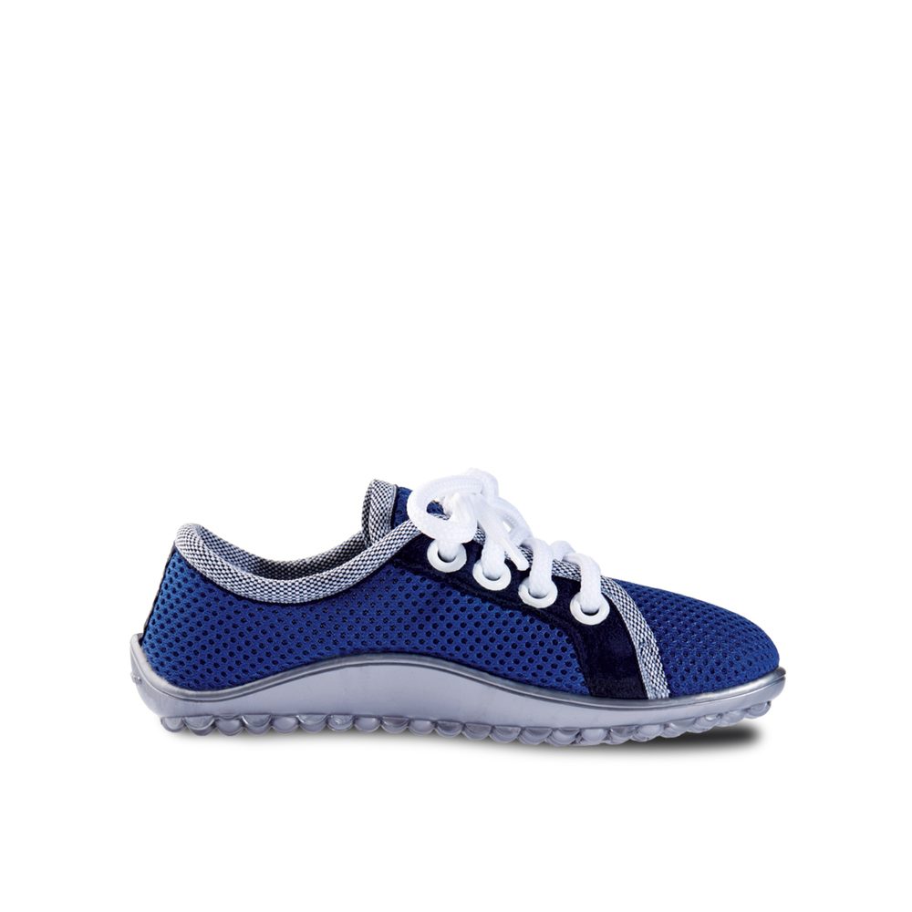 Dětské Barefoot Tenisky LEGUANO LEGUANITO AKTIV modré - 29