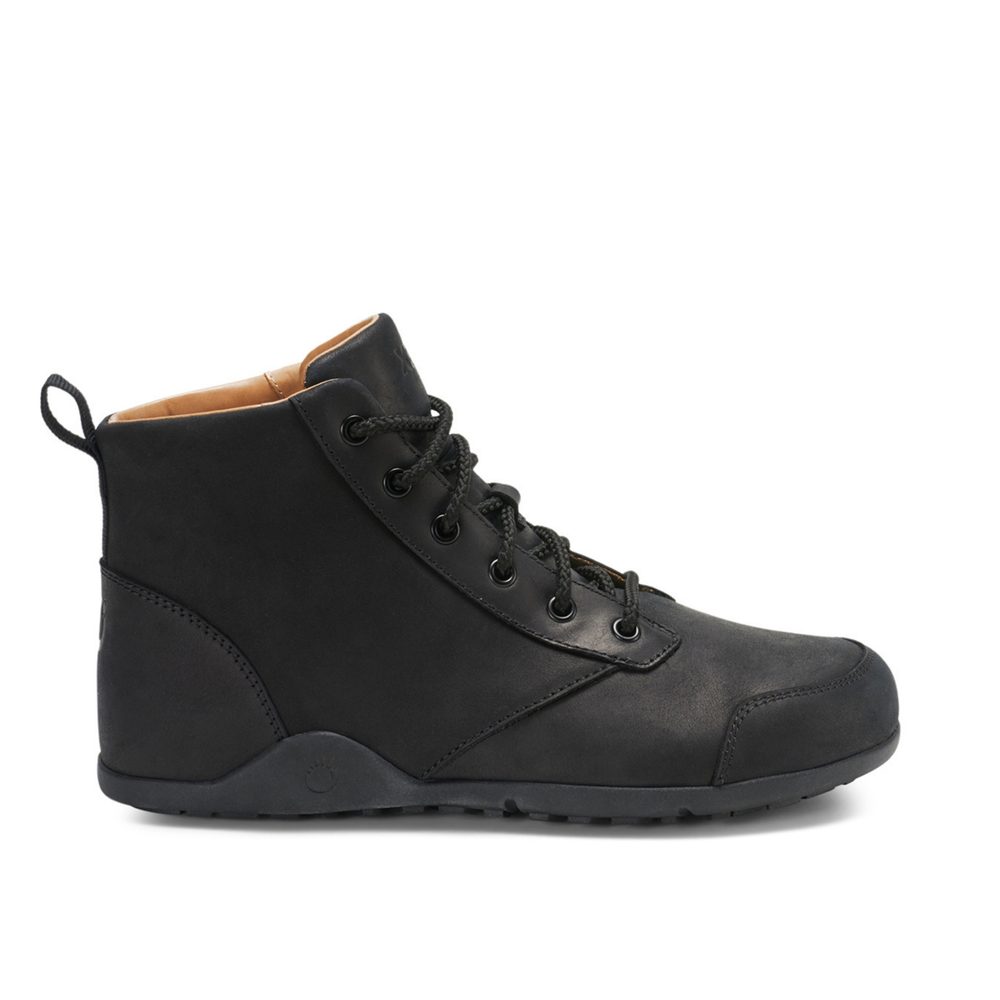 Pánské Barefoot Kotníkové boty XERO SHOES DENVER LEATHER M černé - 41