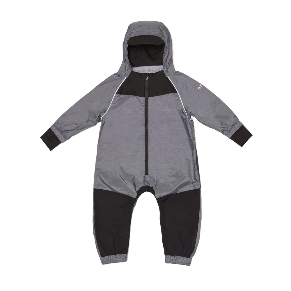 STONZ RAIN OVERAL Black Heather šedé - 2T (22)