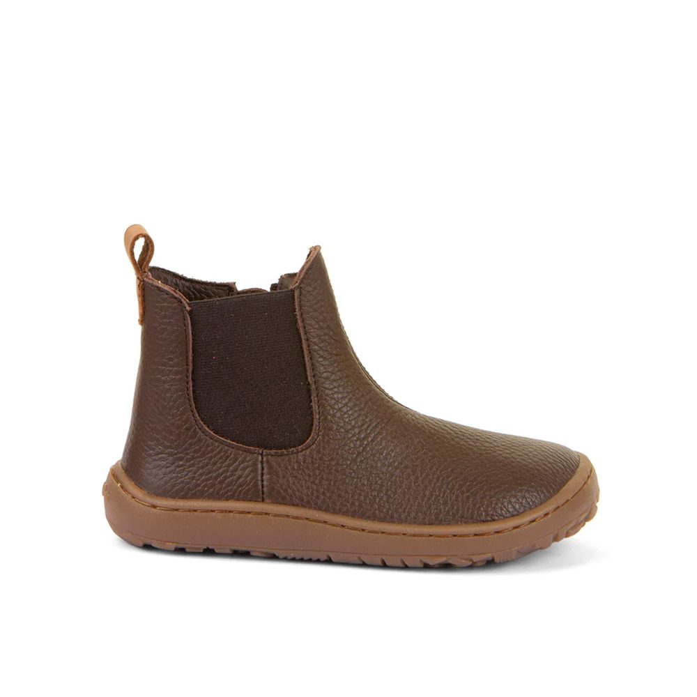 Barefoot Chelsea boty FRODDO KOTNÍKOVÉ CHELYS II tmavě hnědé - 41