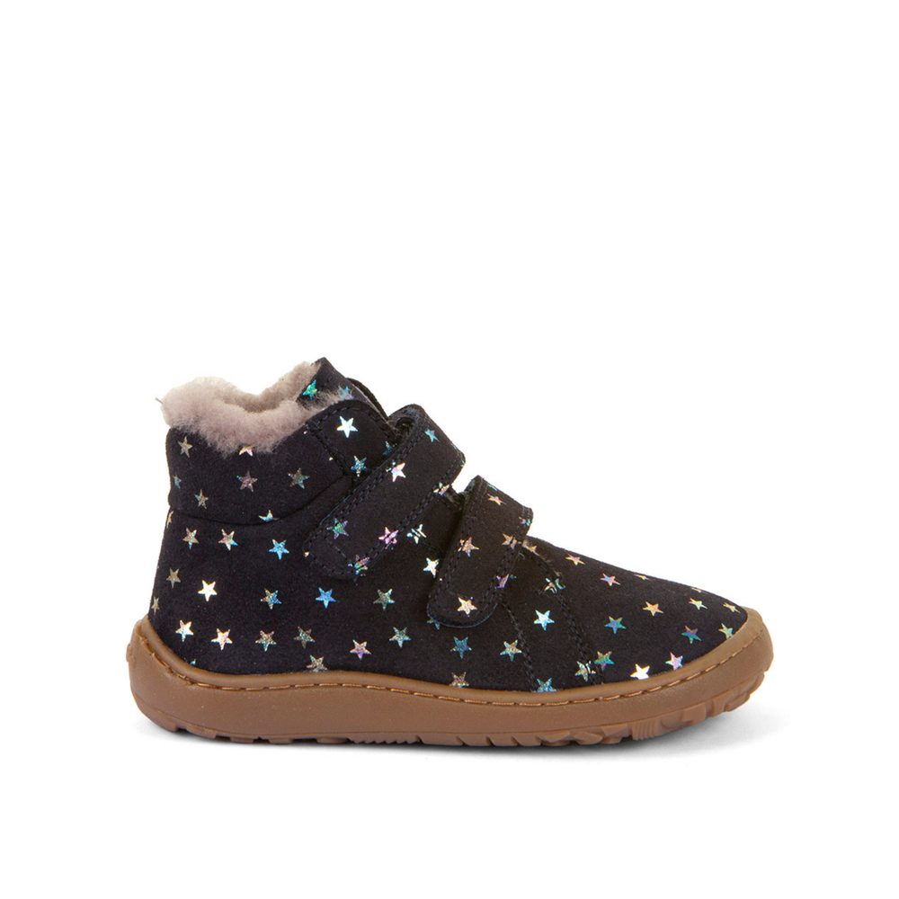 Dětské Barefoot Zimní boty FRODDO ZIMNÍ FURRY stars - 24