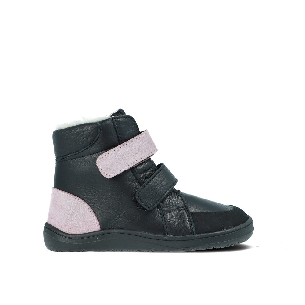 Dětské Barefoot Zimní boty BABY BARE FEBO WINTER sparkle black asfaltico - 35