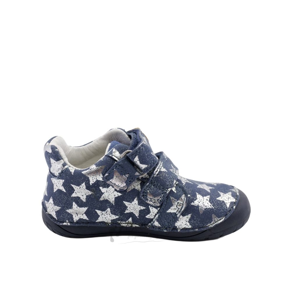 Dětské barefoot tenisky D.D.STEP S070-62583 Tmavě modré hvězdy - 25