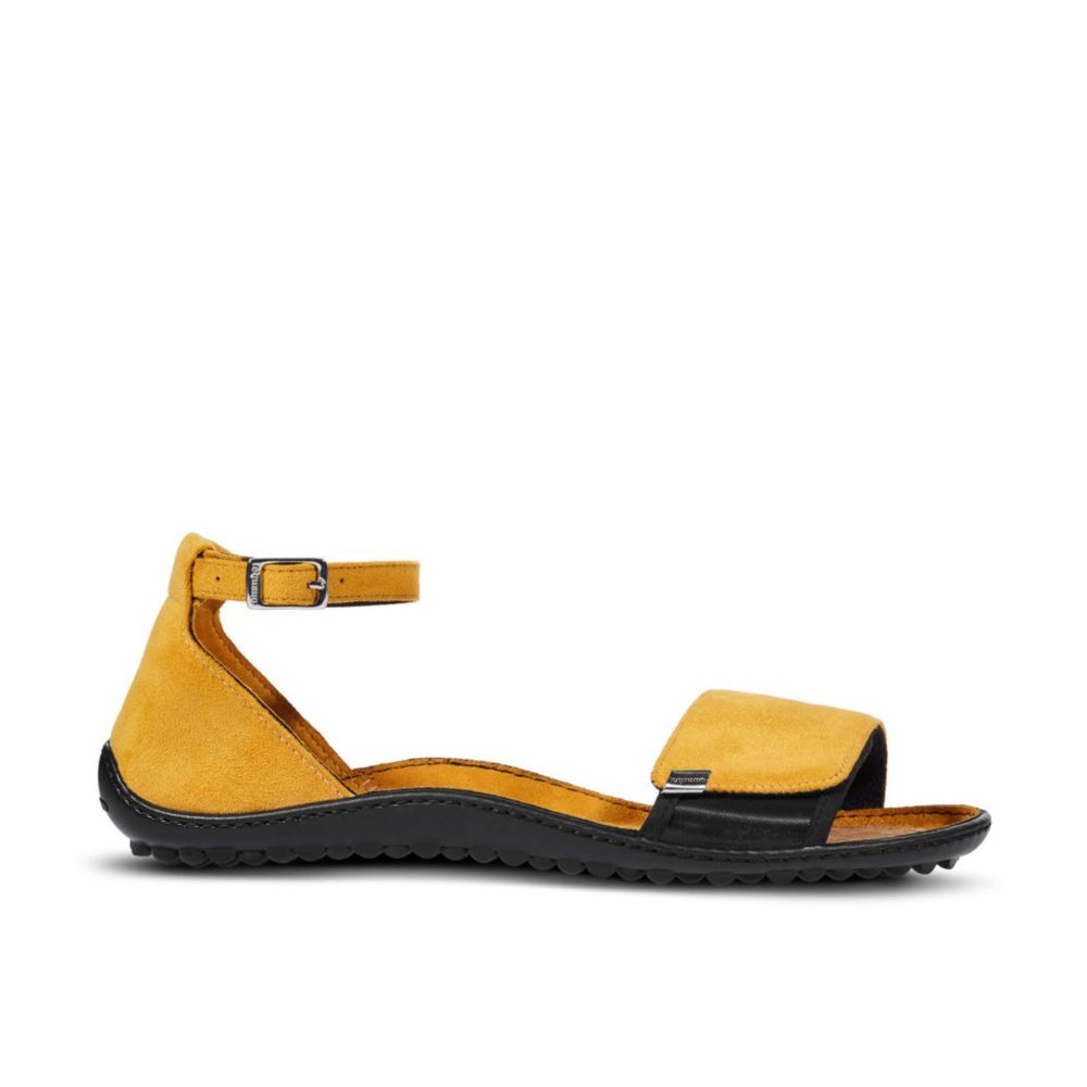 Dámské Barefoot Sandály LEGUANO JARA žluté - 40