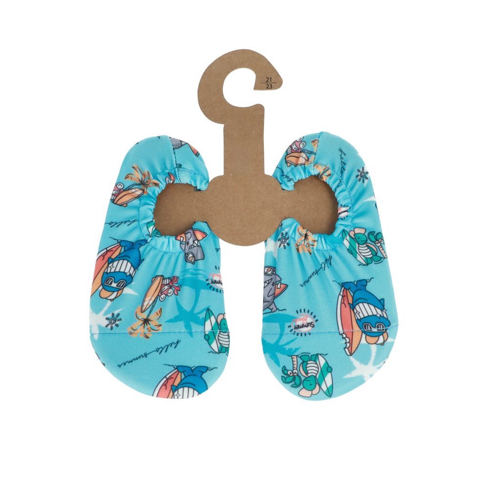 Dětské Barefoot boty do vody RAYVE SPLASHSAFE beach sharks - 18/20